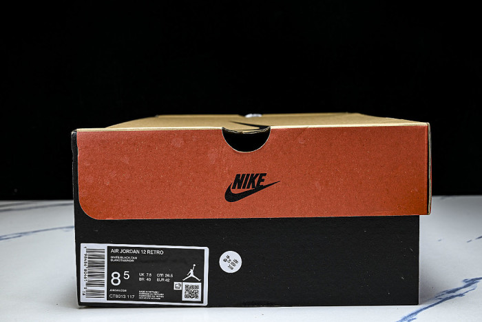 CT8013-006 AIR JORDAN 12 RETRO WHITE/BLACK
