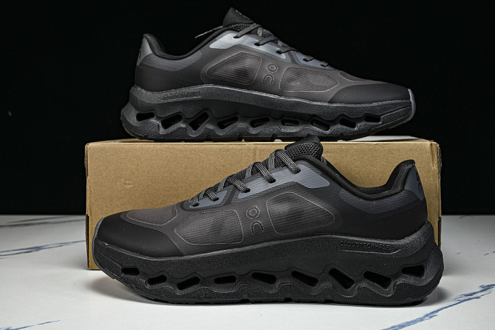 3MG10271043 ON RUNNING CLOUDTILT REMIX LIGHTWEIGHT CASUAL SHOES BLACK/BLACK/BLACK