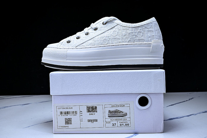 WALK'N LOW CASUAL SHOES FOR WOMEN'S DAILY SPORTS WEAR WHITE/PURE WHITE