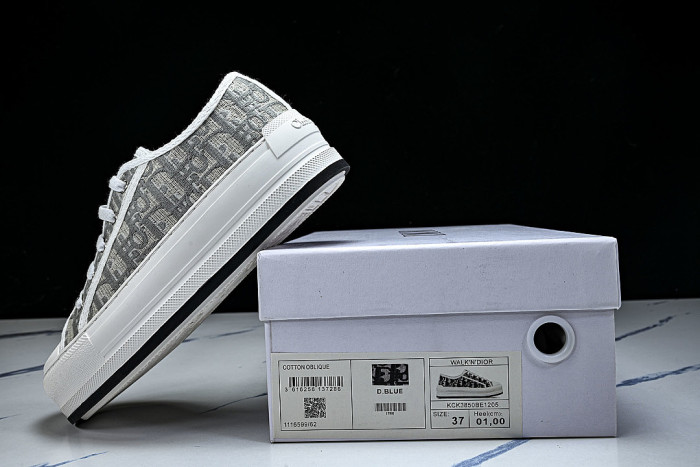 WALK'N LOW CASUAL SHOES FOR WOMEN'S DAILY SPORTS WEAR LIGHT GRAY/WHITE