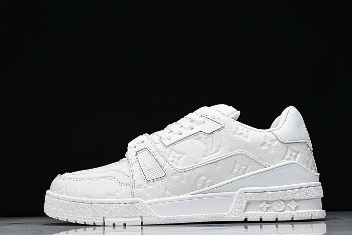 TRAINER SNEAKER LOW RETRO CASUAL SPORTS SNEAKERS WHITE/WHITE/WHITE
