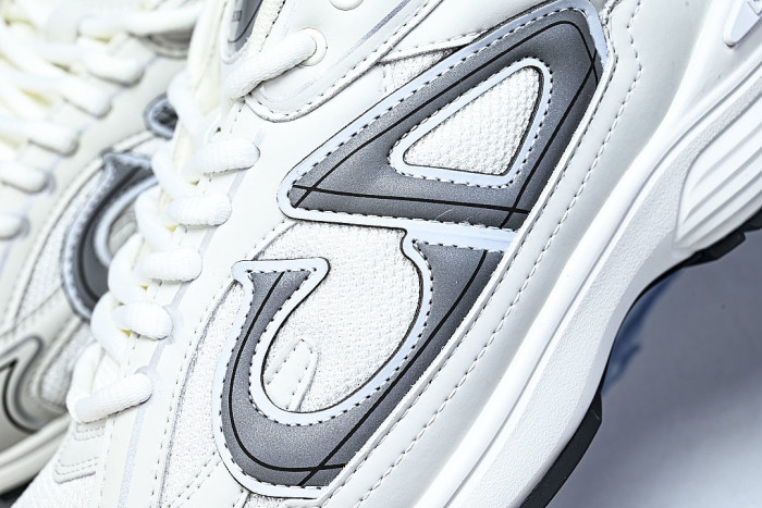 LOW-TOP THICK-SOLED SPORTS CASUAL SHOES WHITE/WHITE/WHITE