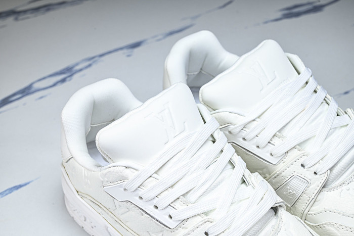 TRAINER SNEAKER LOW RETRO CASUAL SPORTS SNEAKERS WHITE/WHITE/WHITE