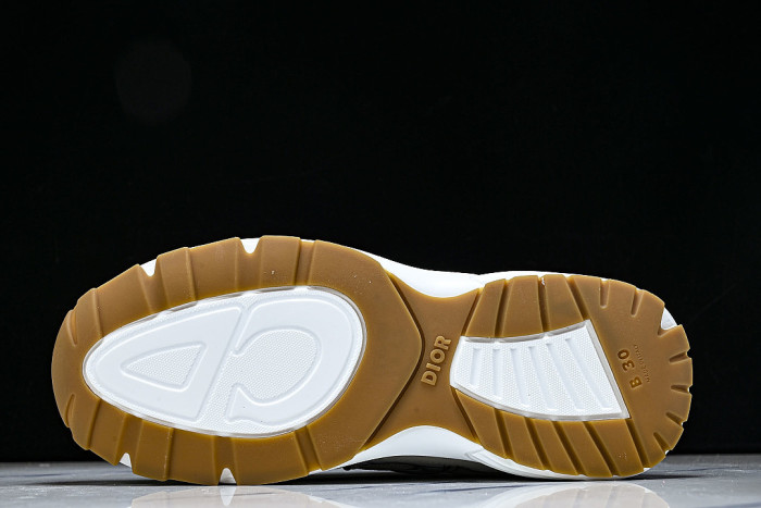 LOW-TOP THICK-SOLED SPORTS CASUAL SHOES BEIGE/BEIGE/BEIGE