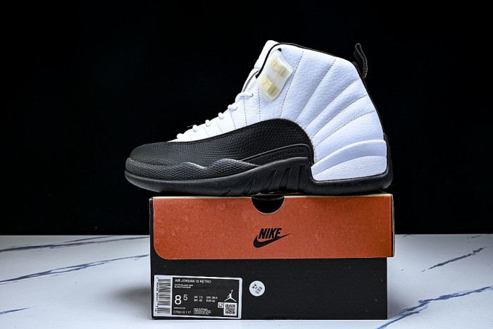 CT8013-006 AIR JORDAN 12 RETRO WHITE/BLACK