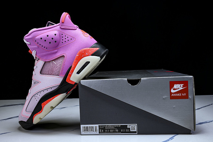 IQ5706-600 JORDAN 6 RETRO PLAYFUL PINK/INFRARED 23/SHY PINK/ARCTIC PINK