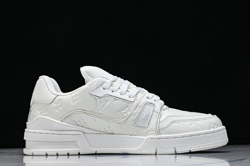 TRAINER SNEAKER LOW RETRO CASUAL SPORTS SNEAKERS WHITE/WHITE/WHITE