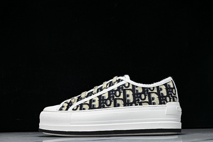 WALK'N LOW CASUAL SHOES FOR WOMEN'S DAILY SPORTS WEAR BLACK/WHITE