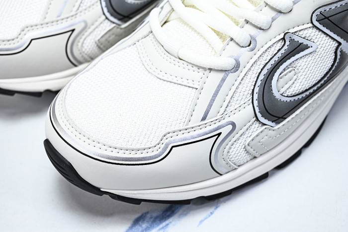 LOW-TOP THICK-SOLED SPORTS CASUAL SHOES WHITE/WHITE/WHITE
