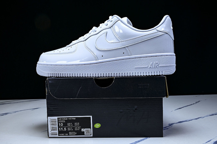 IV2857-100 AIR FORCE 1 07 LOW CASUAL SNEAKERS WHITE/PURE WHITE