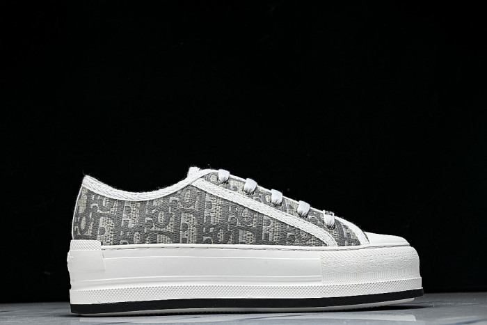 WALK'N LOW CASUAL SHOES FOR WOMEN'S DAILY SPORTS WEAR LIGHT GRAY/WHITE