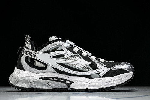 MOUNTAIN CLIMBING THICK-SOLED HIGH-RISE SPORTS AND CASUAL SHOES GREY/WHITE/BLACK