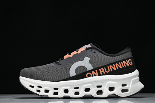 ON RUNNING CLOUDMONSTER 3 TRENDY SPORTS RUNNING SHOES GREY/ORANGE/BLACK