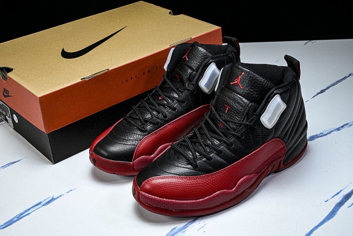 CT8013-002 JORDAN 12 RETRO BLACK/VARSITY RED