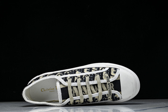 WALK'N LOW CASUAL SHOES FOR WOMEN'S DAILY SPORTS WEAR BLACK/WHITE