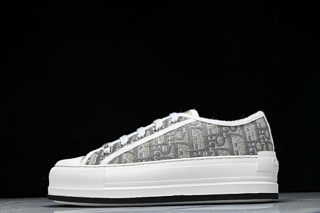 WALK'N LOW CASUAL SHOES FOR WOMEN'S DAILY SPORTS WEAR LIGHT GRAY/WHITE