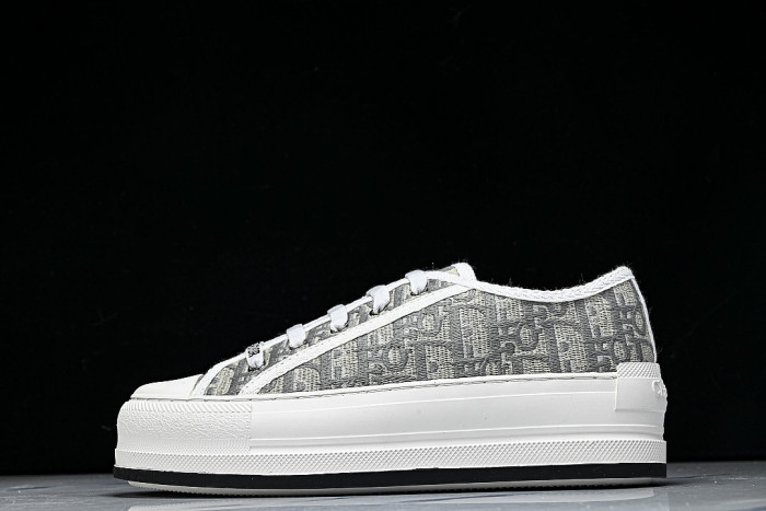 WALK'N LOW CASUAL SHOES FOR WOMEN'S DAILY SPORTS WEAR LIGHT GRAY/WHITE