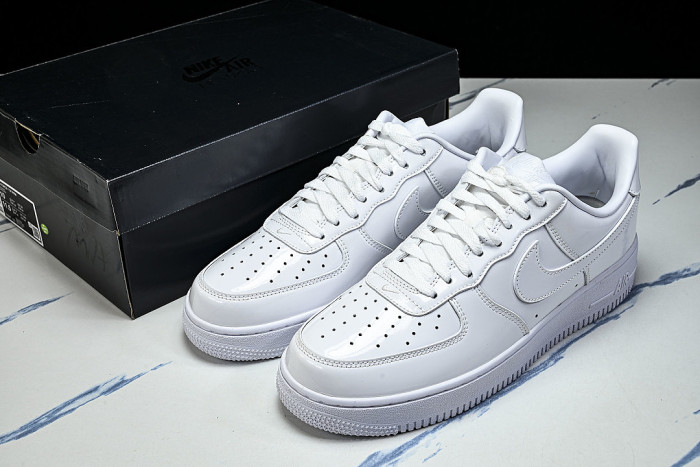 IV2857-100 AIR FORCE 1 07 LOW CASUAL SNEAKERS WHITE/PURE WHITE