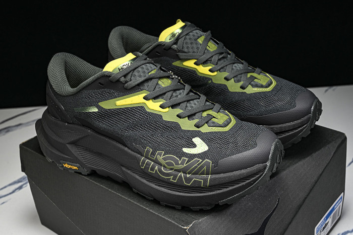 1175208-MTRT MAFATE X LOW PROFESSIONAL RUNNING SHOES BLACK/GREEN/YELLOW