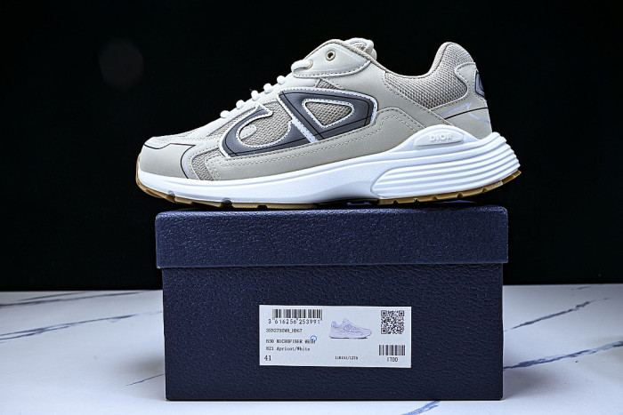 LOW-TOP THICK-SOLED SPORTS CASUAL SHOES BEIGE/BEIGE/BEIGE