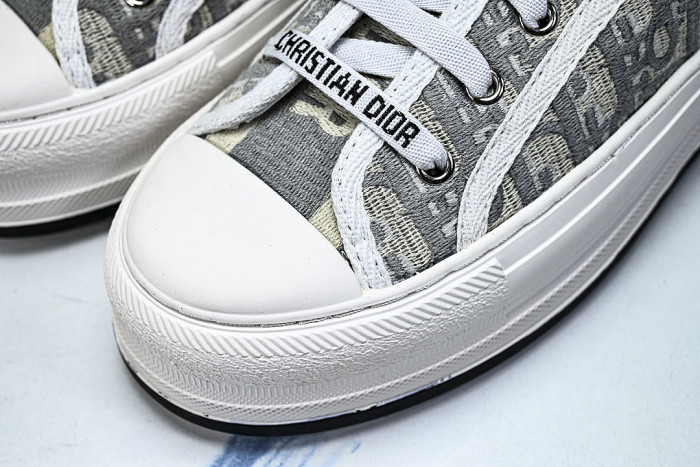 WALK'N LOW CASUAL SHOES FOR WOMEN'S DAILY SPORTS WEAR LIGHT GRAY/WHITE