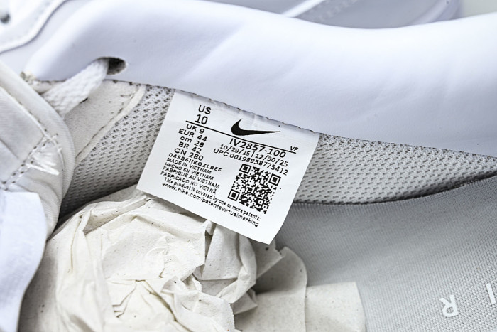 IV2857-100 AIR FORCE 1 07 LOW CASUAL SNEAKERS WHITE/PURE WHITE