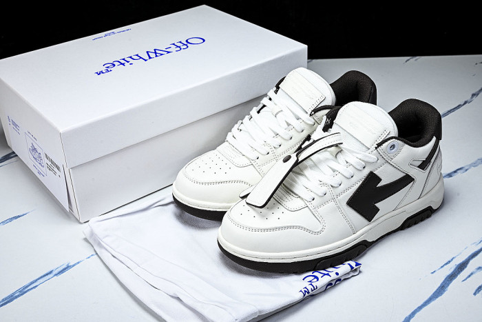 OUT OF OFFICE LEISURE SPORTS BOARD SHOES WHITE/BLACK/WHITE