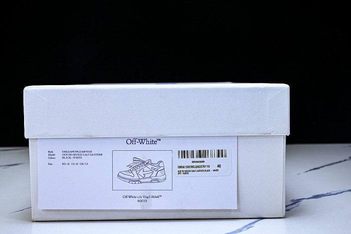 OUT OF OFFICE LEISURE SPORTS BOARD SHOES WHITE/BLACK