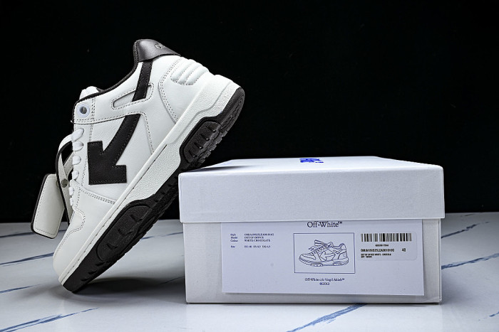 OUT OF OFFICE LEISURE SPORTS BOARD SHOES WHITE/BLACK/WHITE