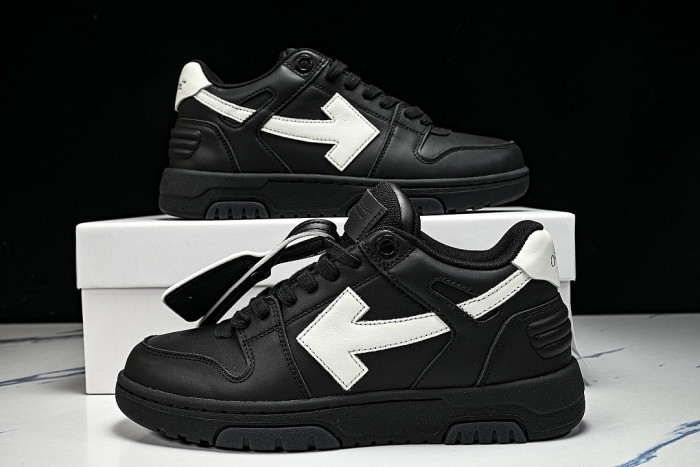 OUT OF OFFICE LEISURE SPORTS BOARD SHOES BLACK/WHITE/BLACK