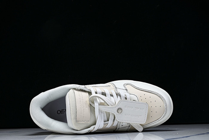 OUT OF OFFICE LEISURE SPORTS BOARD SHOES WHITE/BEIGE