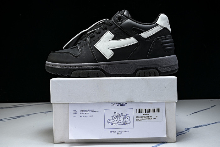 OUT OF OFFICE LEISURE SPORTS BOARD SHOES BLACK/WHITE/BLACK