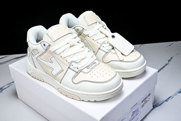 OUT OF OFFICE LEISURE SPORTS BOARD SHOES WHITE/BEIGE