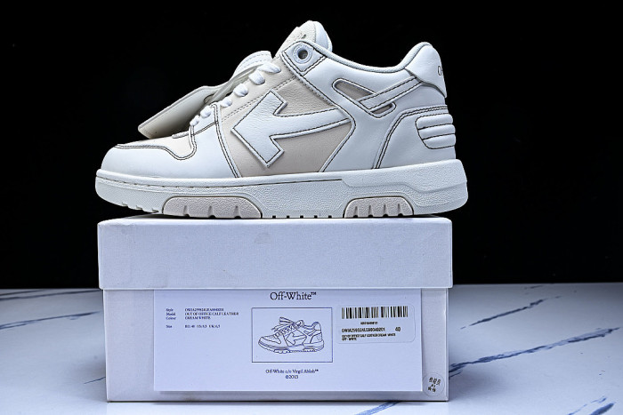 OUT OF OFFICE LEISURE SPORTS BOARD SHOES WHITE/BEIGE