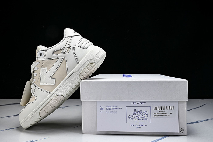 OUT OF OFFICE LEISURE SPORTS BOARD SHOES WHITE/BEIGE