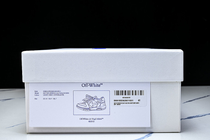 OUT OF OFFICE LEISURE SPORTS BOARD SHOES WHITE/GREY/BLACK