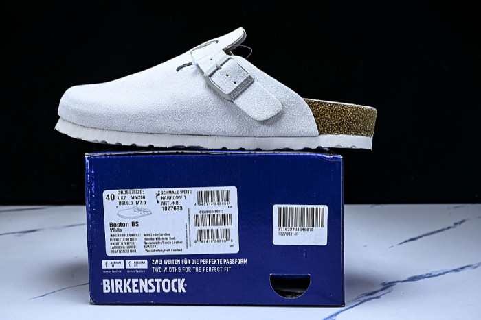 CORK SOFT SOLED ONE PIECE HALF DRAG CASUAL SHOES WHITE/PURE WHITE