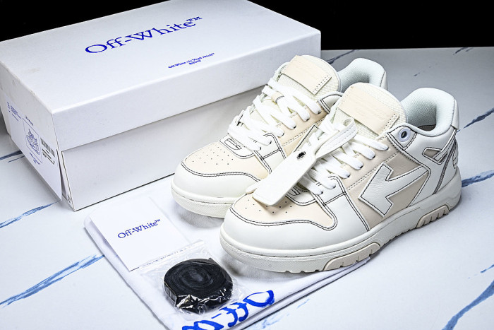 OUT OF OFFICE LEISURE SPORTS BOARD SHOES WHITE/BEIGE