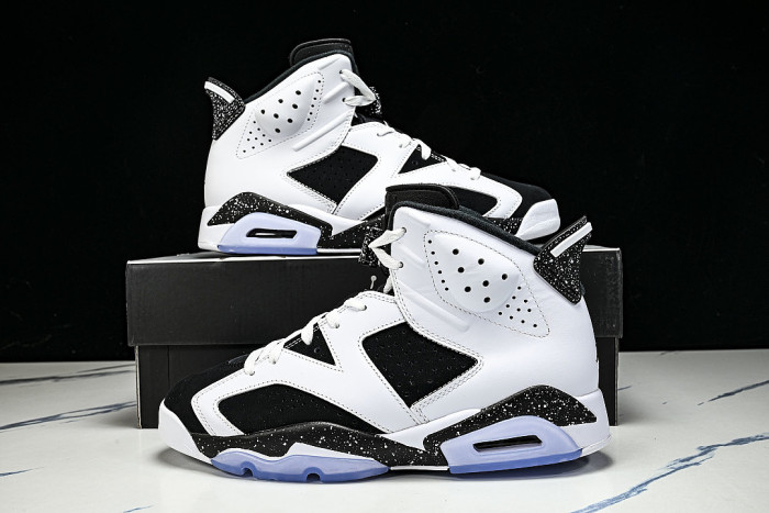 CT8529-108 AIR JORDAN AJ6 BLACK/WHITE