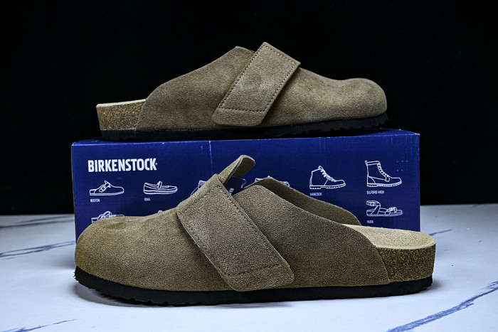 CORK SOFT SOLED ONE PIECE HALF DRAG CASUAL SHOES COFFEE/CHOCOLATE
