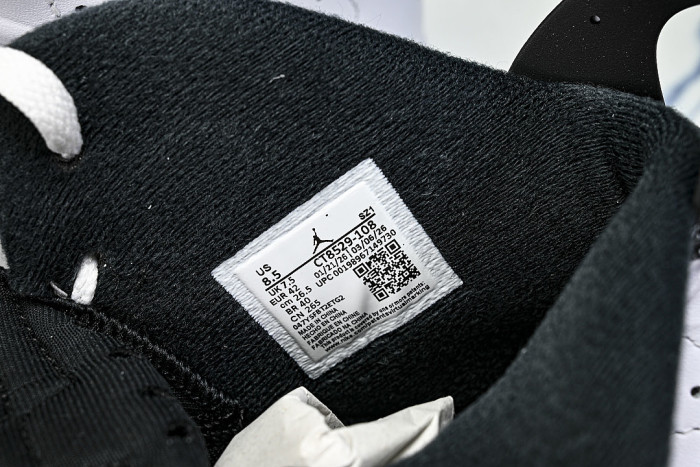 CT8529-108 AIR JORDAN AJ6 BLACK/WHITE