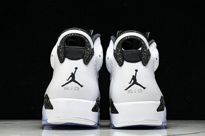 CT8529-108 AIR JORDAN AJ6 BLACK/WHITE