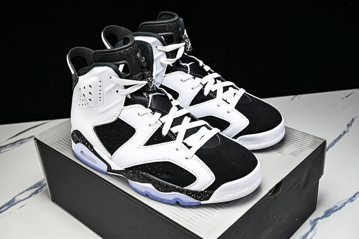 CT8529-108 AIR JORDAN AJ6 BLACK/WHITE