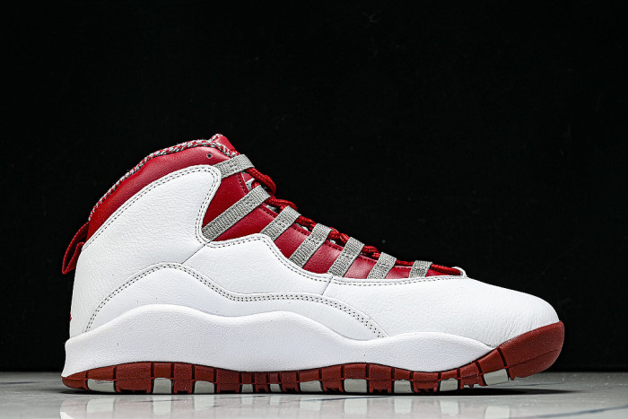 310805-161 AIR JORDAN 10 RETRO AJ10 RED/WHITE