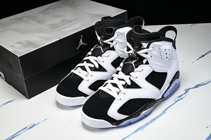 CT8529-108 AIR JORDAN AJ6 BLACK/WHITE