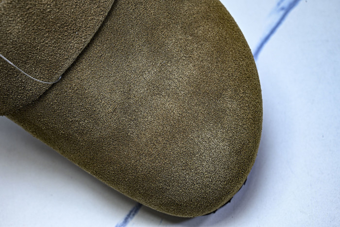 CORK SOFT SOLED ONE PIECE HALF DRAG CASUAL SHOES COFFEE/CHOCOLATE