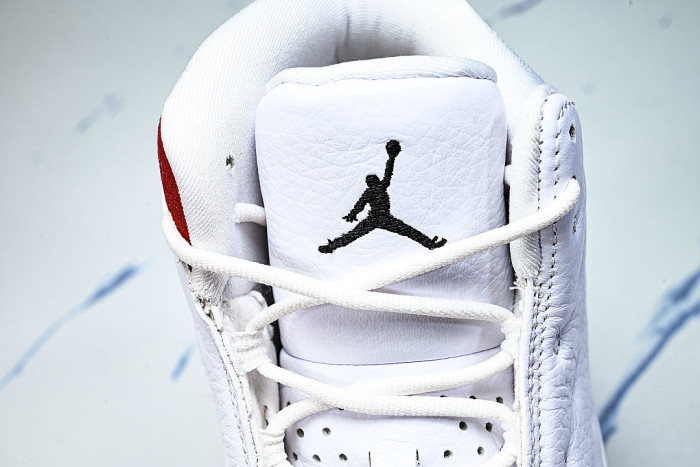 414571-122 JORDAN 13 RETRO WHITE/BLACK-TRUE RED