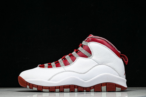 310805-161 AIR JORDAN 10 RETRO AJ10 RED/WHITE