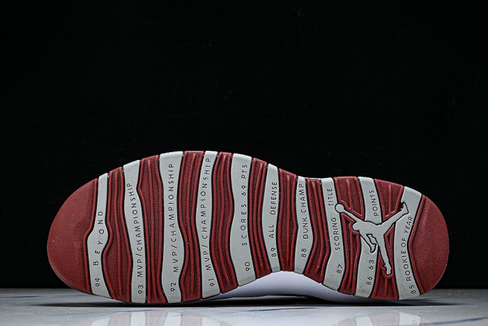 310805-161 AIR JORDAN 10 RETRO AJ10 RED/WHITE