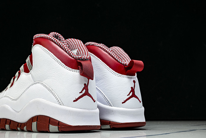 310805-161 AIR JORDAN 10 RETRO AJ10 RED/WHITE